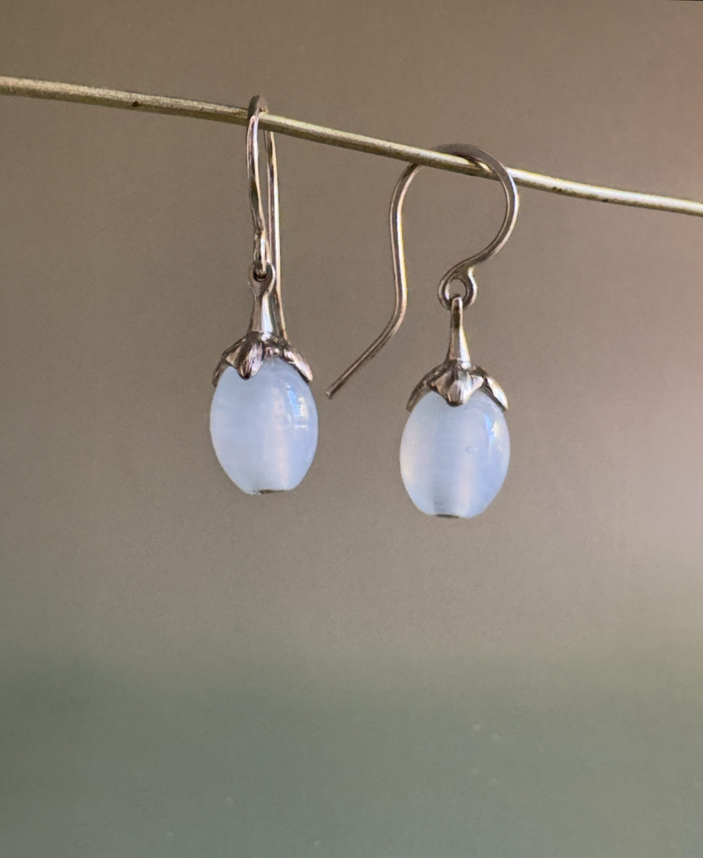 Mirror Drops // 14KW // Vintage Glass